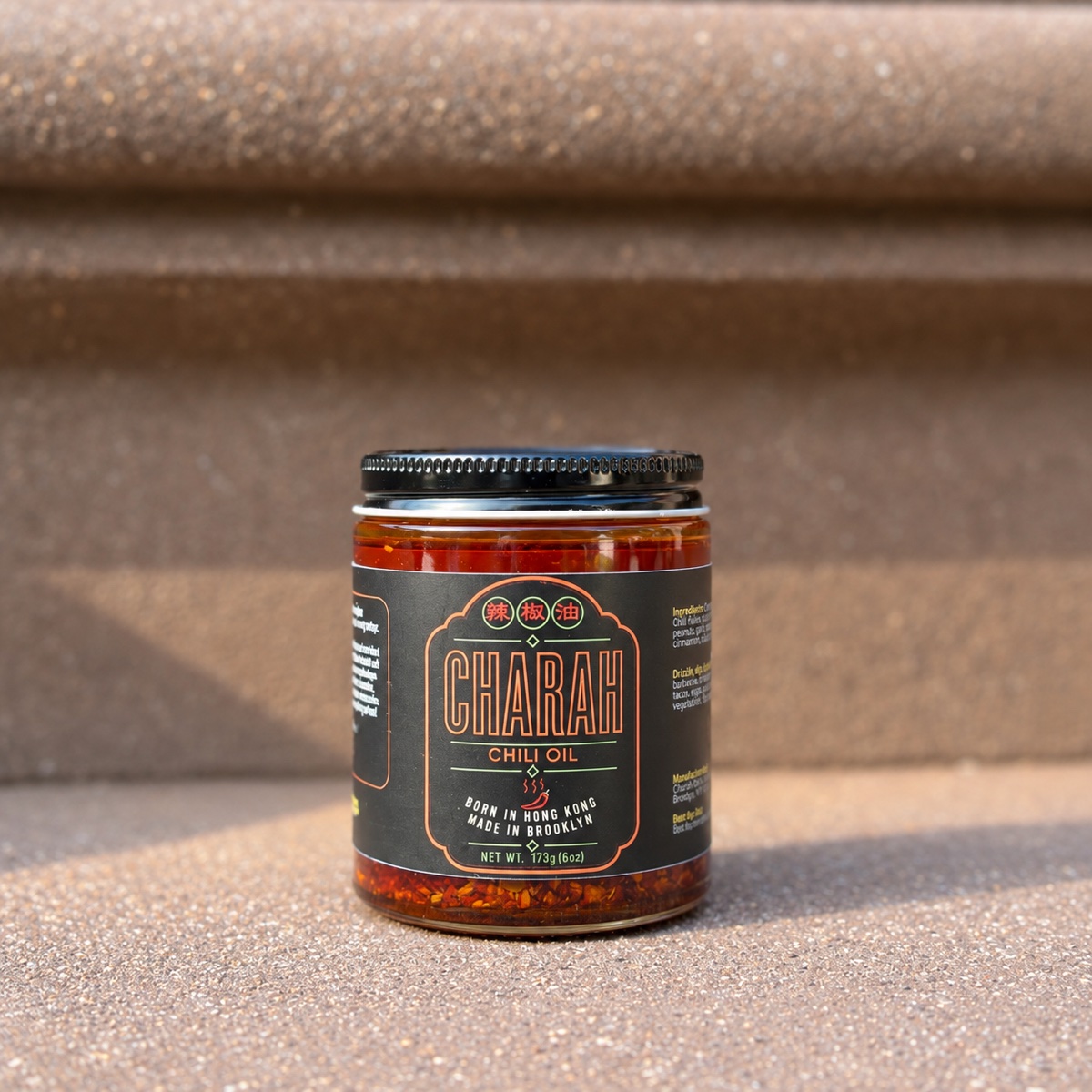 Jar of Charah Cantonese Chili Oil