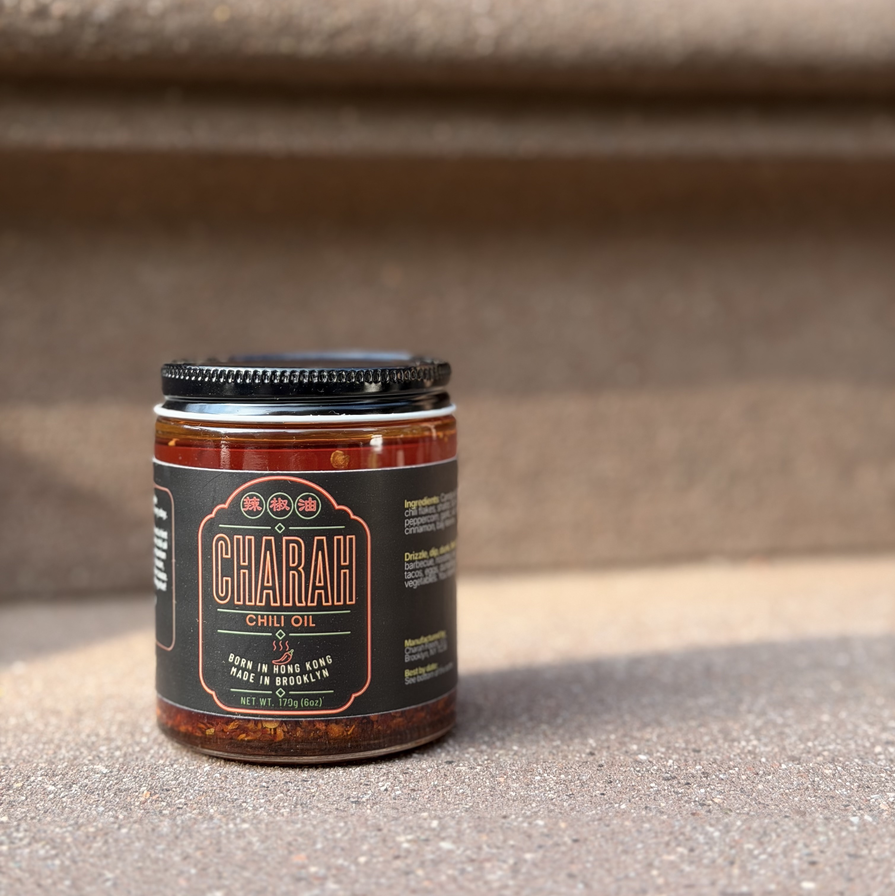 charah Homemade Chili Oil bottle