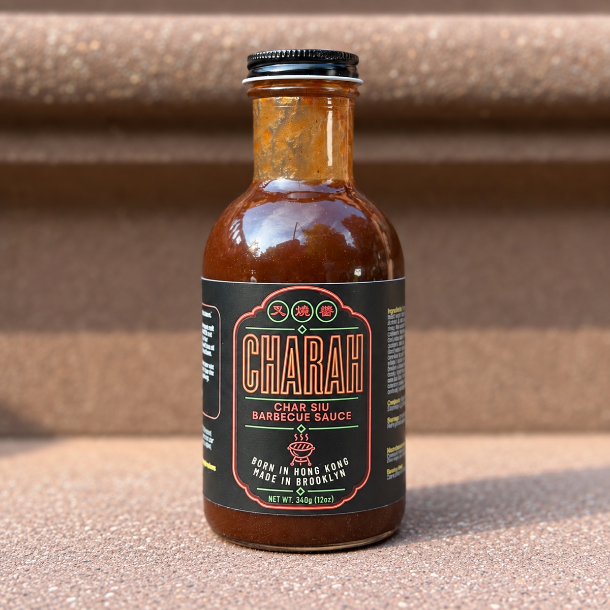 Bottle of Charah Char Siu BBQ Sauce